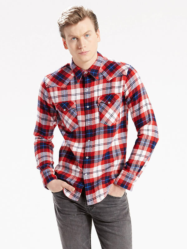 Camisa Leñadoras Camisas Modernas Hombre Camisas Cuadros