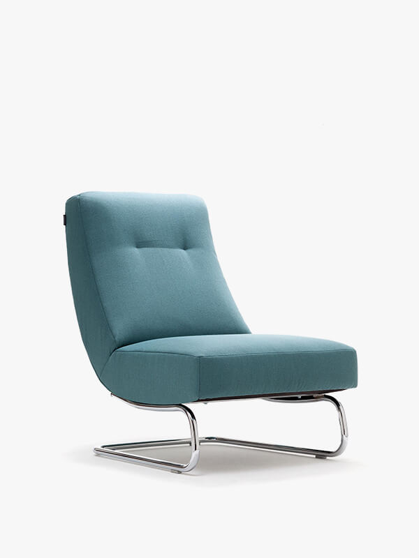 Silla De Diseño Milei Azul Bonno